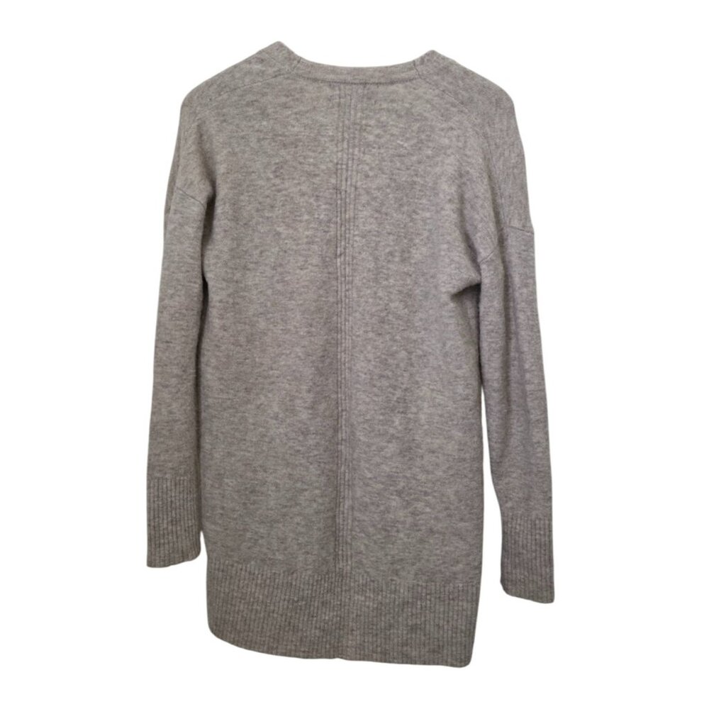 Banana Republic Aire Beige Cardigan Wool/Alpaca Blend Open Front Longline XS - Picture 2 of 7